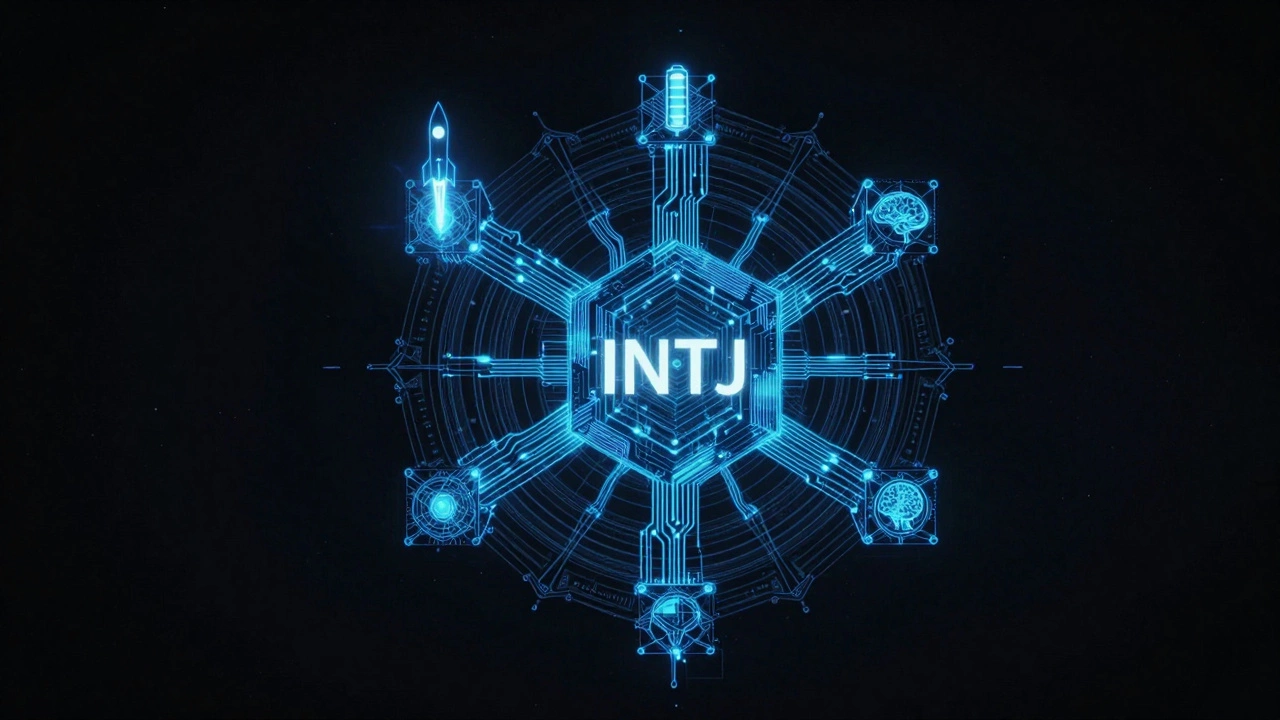 Абстрактная геометрическая структура из светящихся схем, символизирующая стратегическое мышление и системное видение.