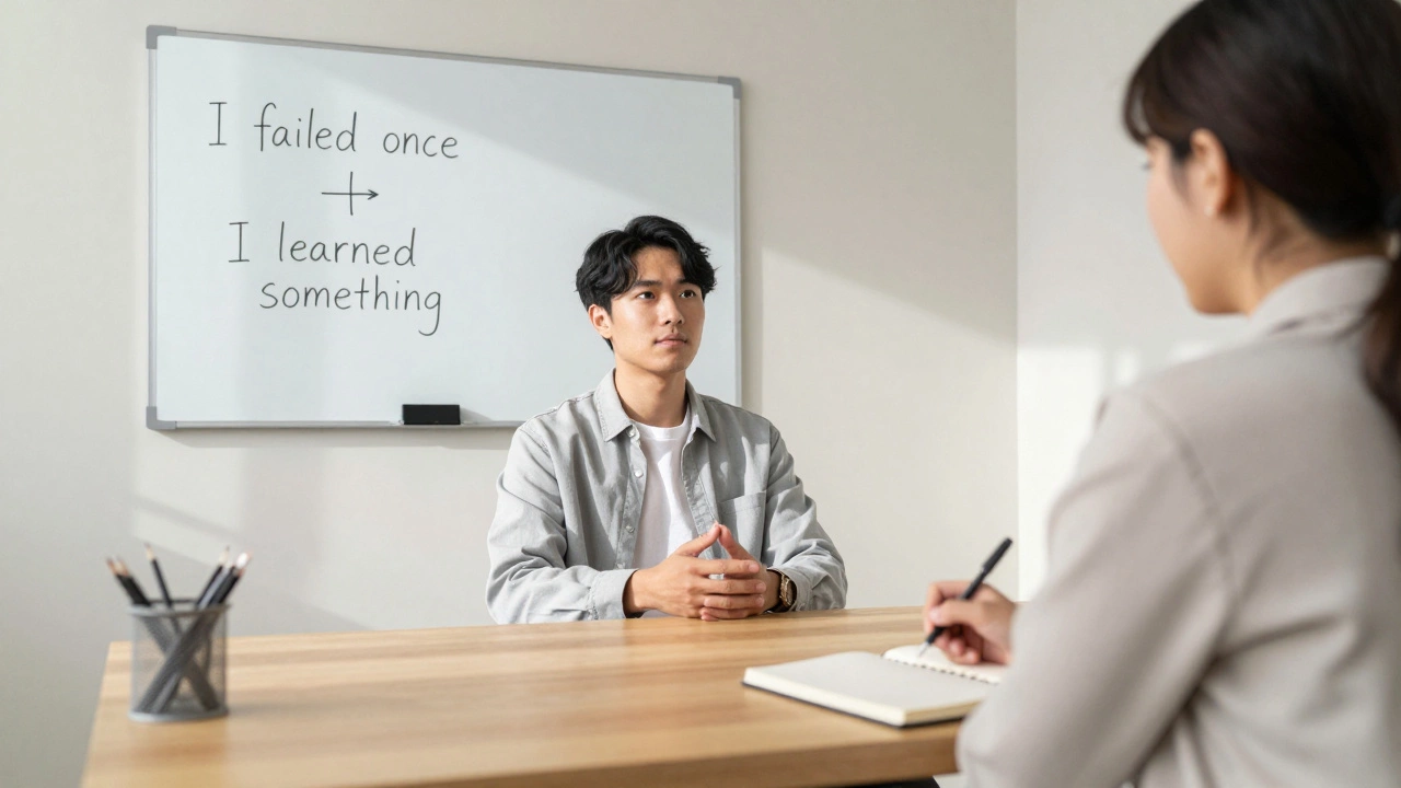 Человек ведет дневник эмоций во время когнитивно-поведенческой терапии.