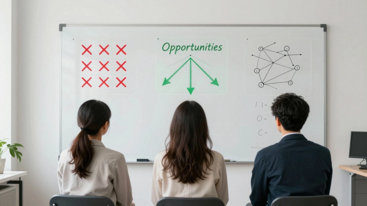 Три человека видят разное в одних и тех же заметках на доске