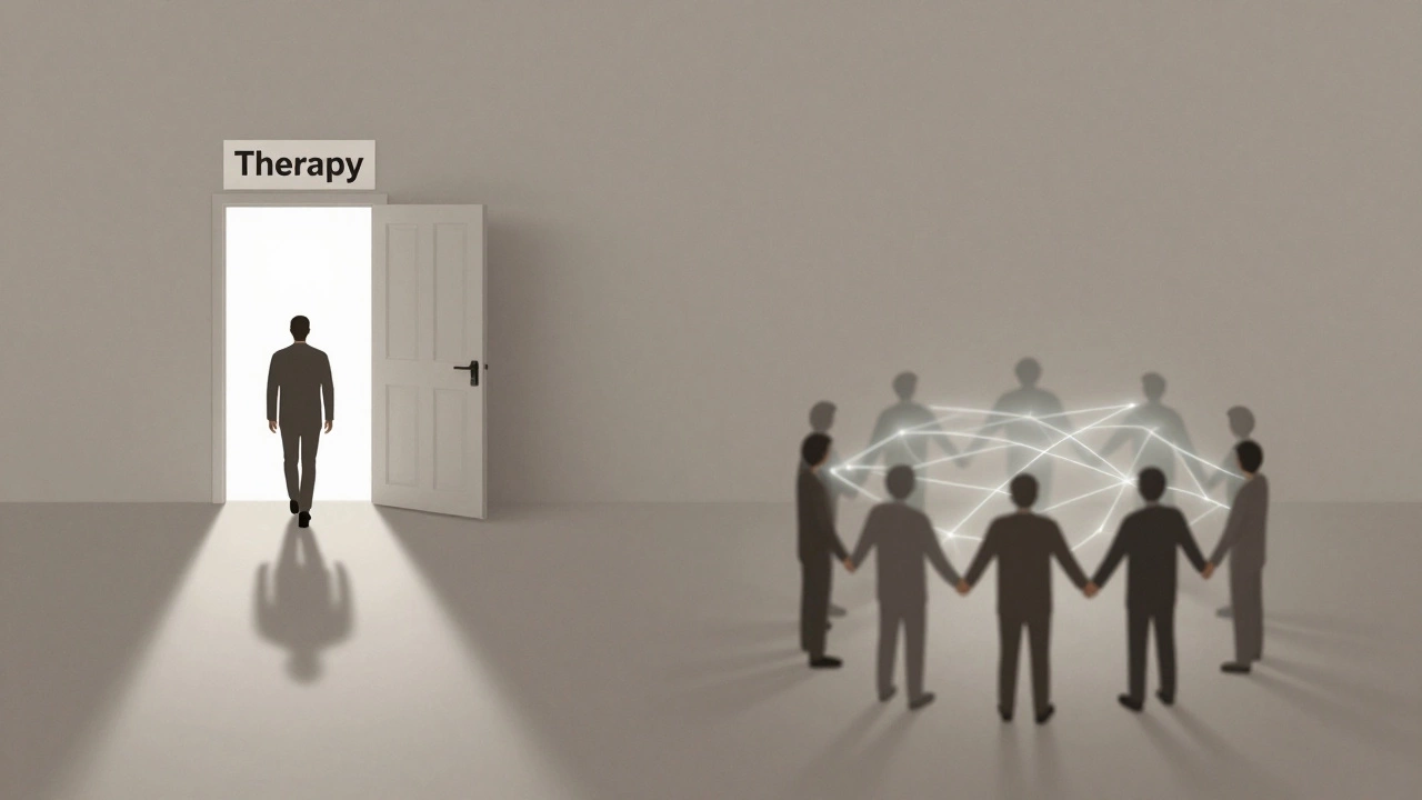 Две дороги: одна ведет к одиночеству, другая — к связям между людьми.