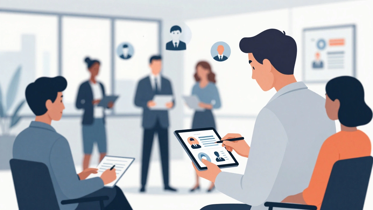 Психолог в корпоративной среде анализирует данные сотрудников и помогает улучшить корпоративную культуру.