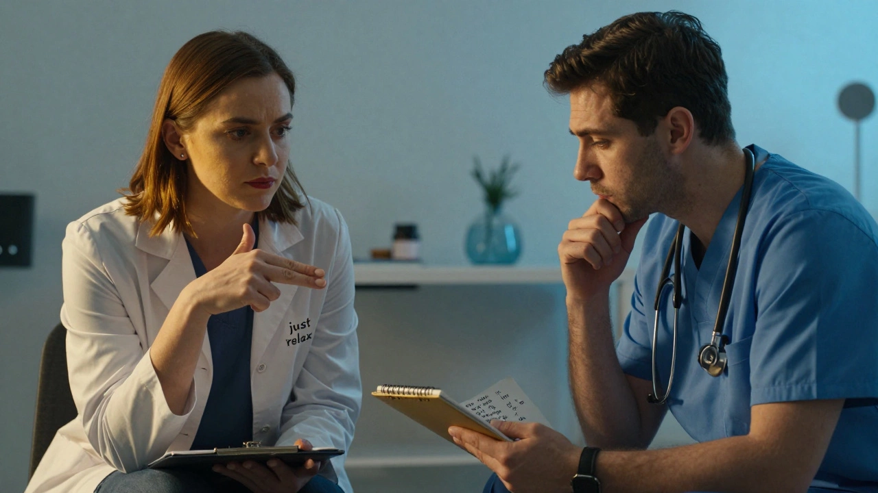 Сравнение: один психолог даёт советы, другой задаёт вопросы — контраст в освещении и жестах.