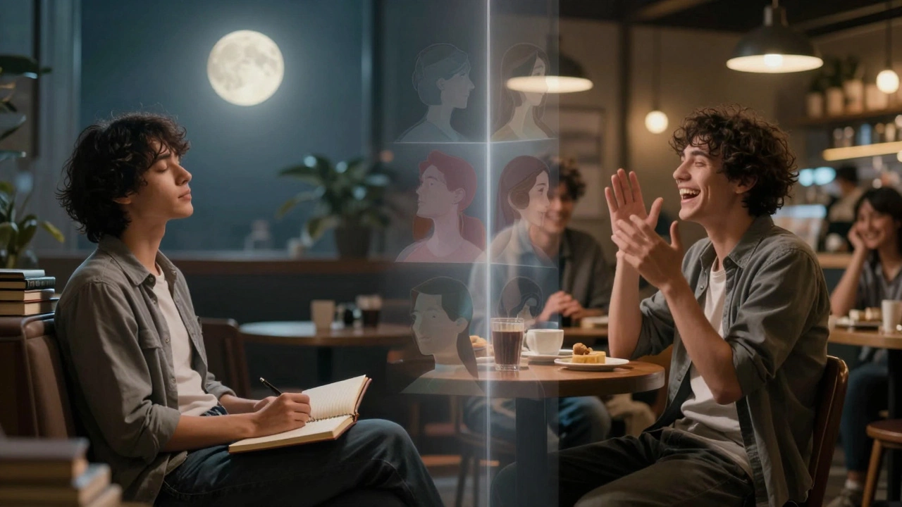 Один человек в тишине и в шумной компании — два состояния одной личности, демонстрирующие гибкость за пределами типов.