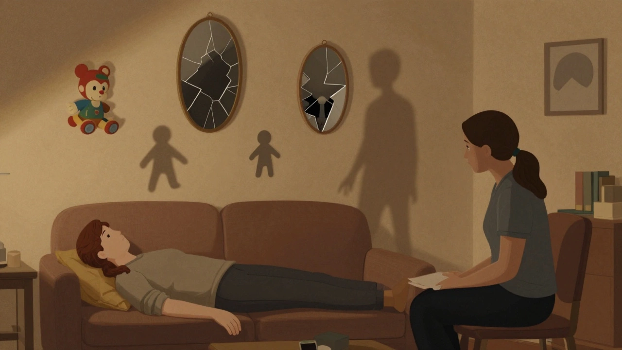 Психотерапевт помогает клиенту разобраться с глубокими эмоциональными паттернами.